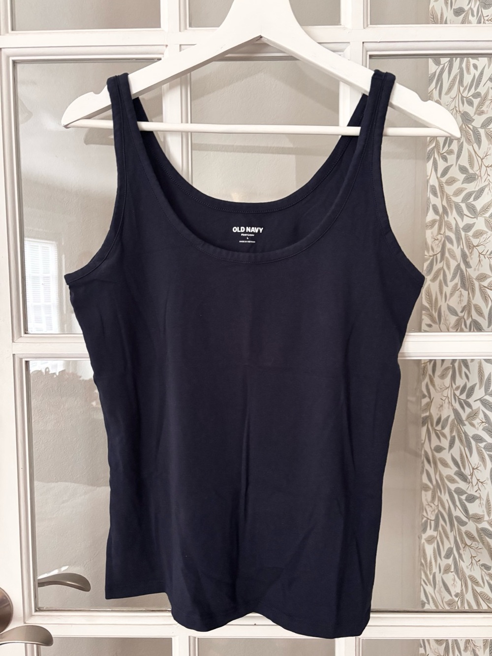 OLD NAVY First Layer Tank Navy Sz L NWOT